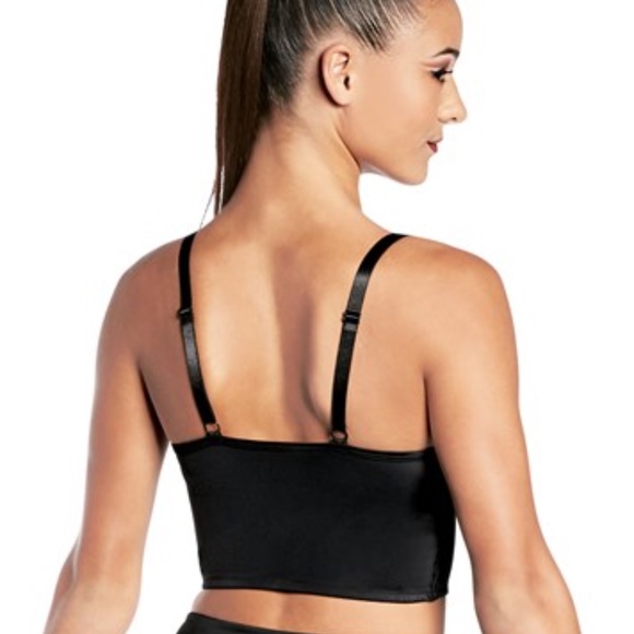 NWT Ivy Sky Swarovski® CRYSTAL BUSTIER in Black - Picture 2 of 9